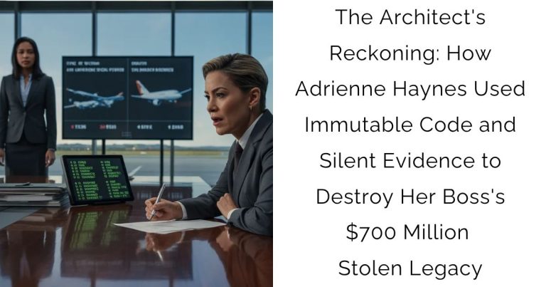 The Architect’s Reckoning: How Adrienne Haynes Used Immutable Code and Silent Evidence to Destroy Her Boss’s $700 Million Stolen Legacy