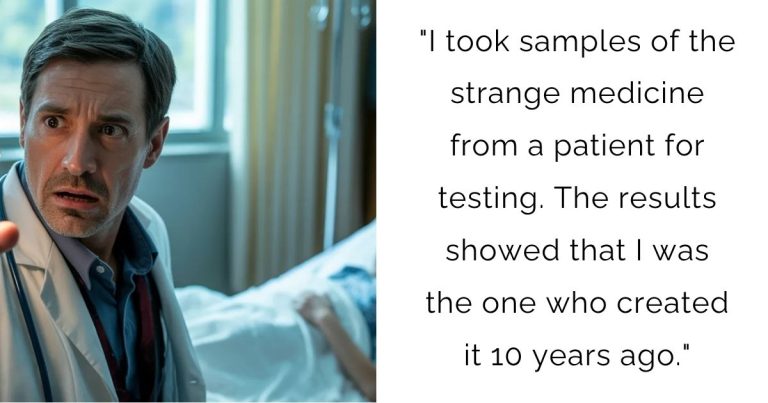 “I took samples of the strange medicine from a patient for testing. The results showed that I was the one who created it 10 years ago.”