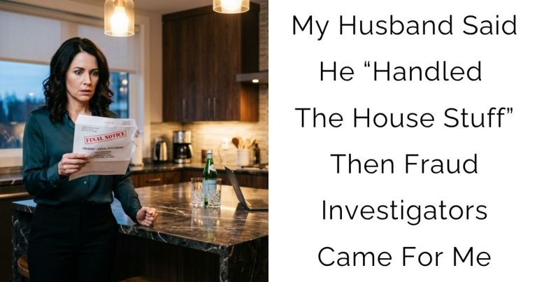 My Husband Said He “Handled The House Stuff” — Then Fraud Investigators Came For Me