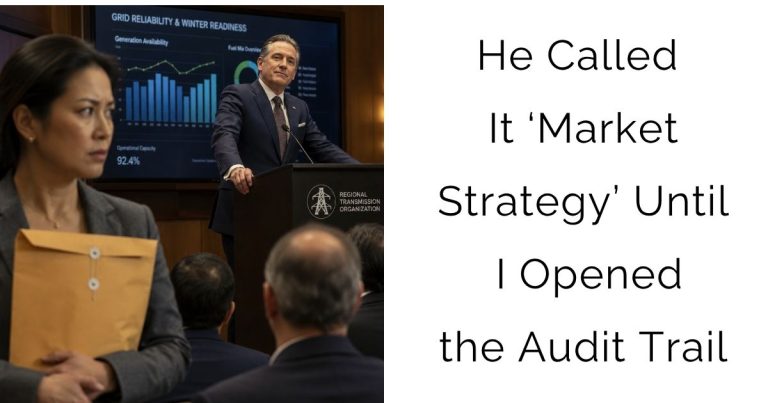 He Called It ‘Market Strategy’ — Until I Opened the Audit Trail