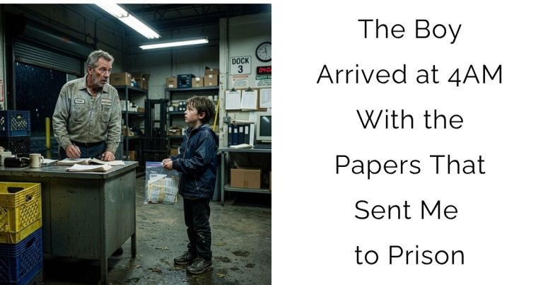 The Boy Arrived at 4AM With the Papers That Sent Me to Prison