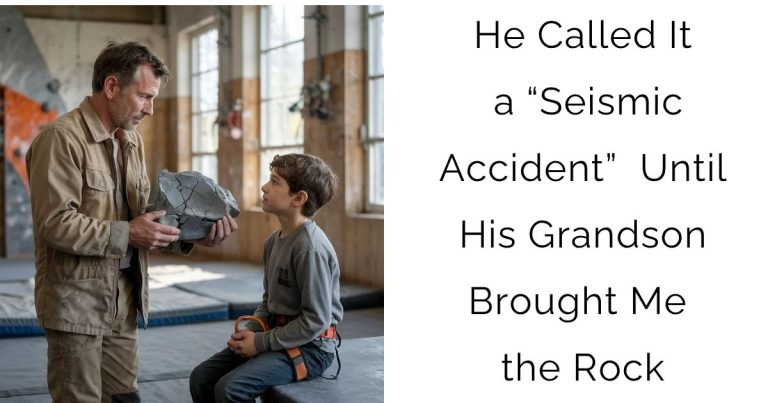He Called It a “Seismic Accident” — Until His Grandson Brought Me the Rock