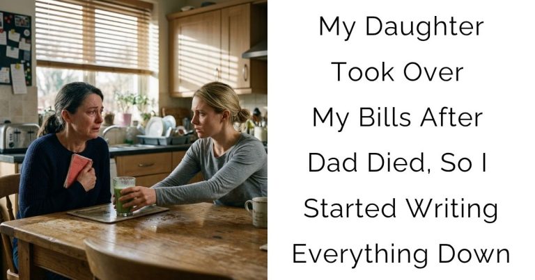 My Daughter Took Over My Bills After Dad Died, So I Started Writing Everything Down
