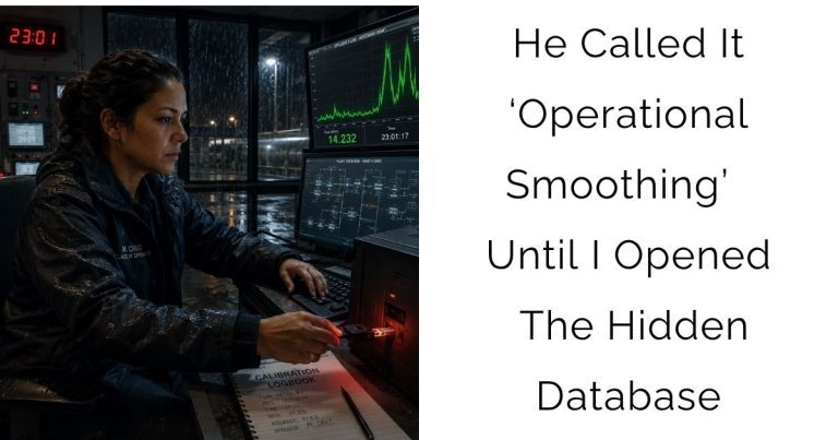 He Called It ‘Operational Smoothing’ — Until I Opened The Hidden Database