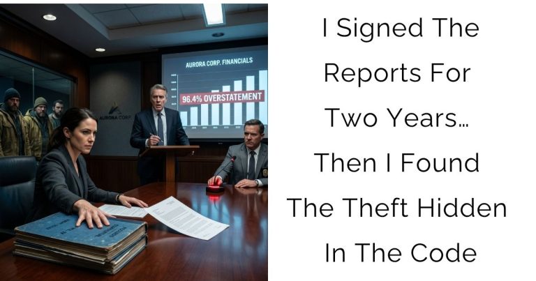 I Signed The Reports For Two Years… Then I Found The Theft Hidden In The Code