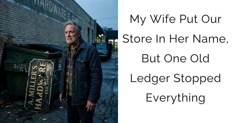 My Wife Put Our Store In Her Name, But One Old Ledger Stopped Everything