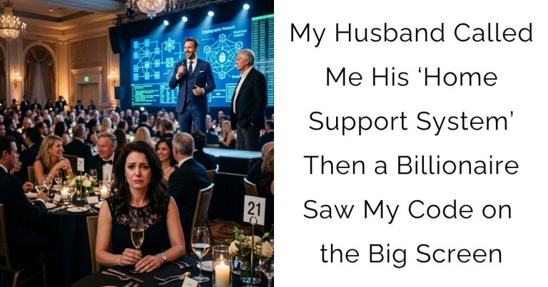 My Husband Called Me His ‘Home Support System’—Then a Billionaire Saw My Code on the Big Screen