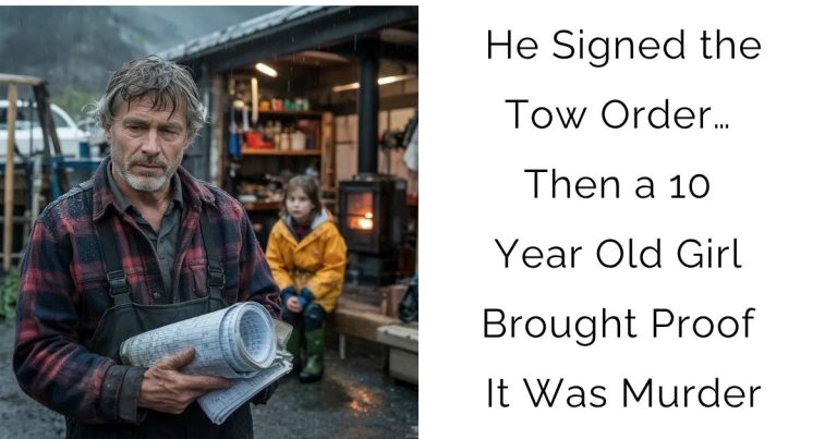 He Signed the Tow Order… Then a 10-Year-Old Girl Brought Proof It Was Murder