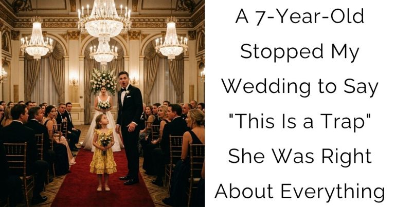 A 7-Year-Old Stopped My Wedding to Say “This Is a Trap” — She Was Right About Everything