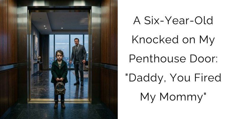 A Six-Year-Old Knocked on My Penthouse Door: “Daddy, You Fired My Mommy”