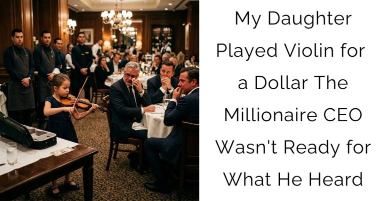 My Daughter Played Violin for a Dollar — The Millionaire CEO Wasn’t Ready for What He Heard