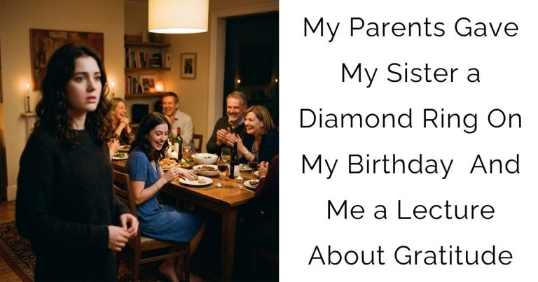 My Parents Gave My Sister a Diamond Ring On My Birthday — And Me a Lecture About Gratitude