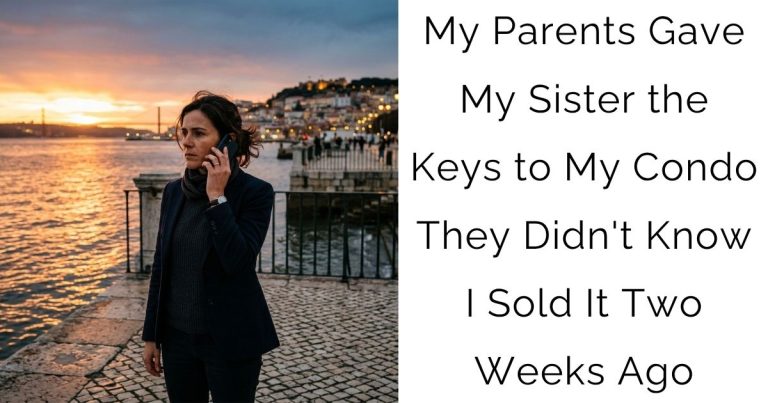 My Parents Gave My Sister the Keys to My Condo — They Didn’t Know I Sold It Two Weeks Ago