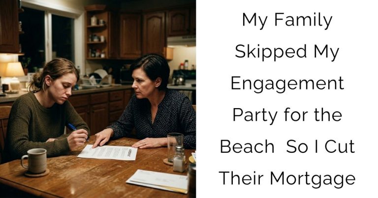 My Family Skipped My Engagement Party for the Beach — So I Cut Their Mortgage