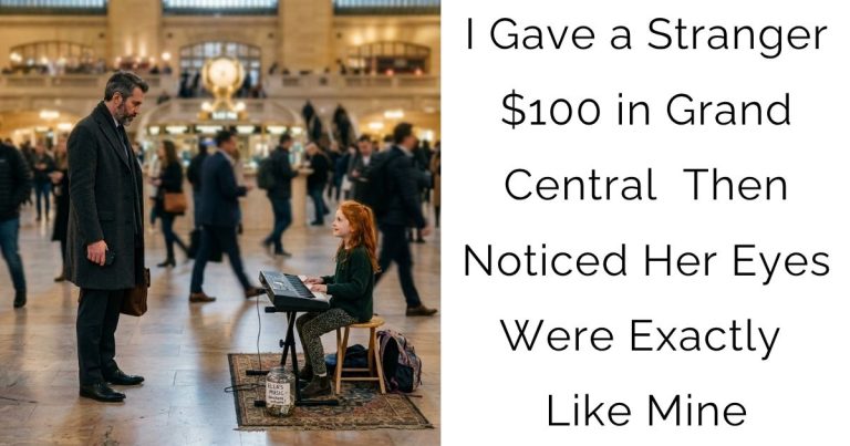 I Gave a Stranger $100 in Grand Central — Then Noticed Her Eyes Were Exactly Like Mine