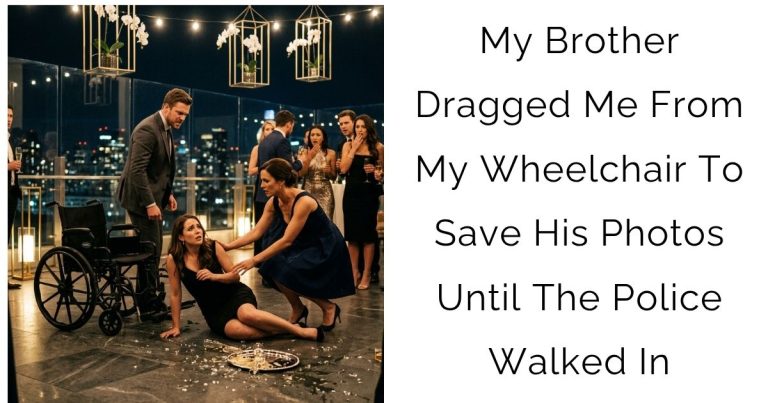My Brother Dragged Me From My Wheelchair To Save His Photos — Until The Police Walked In