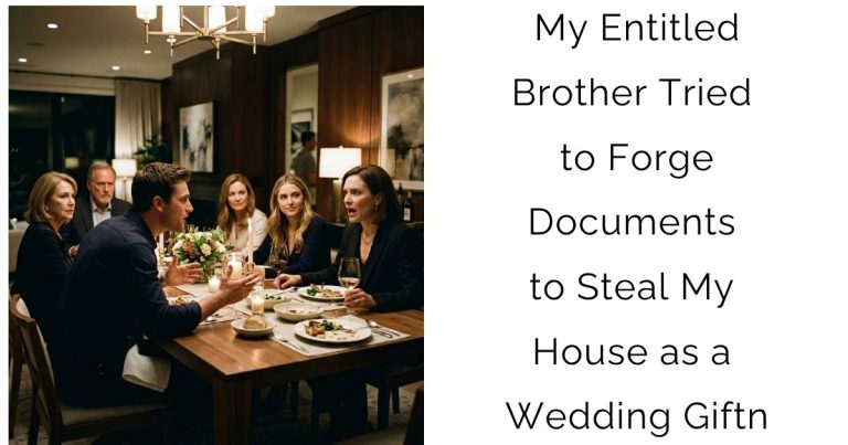 My Entitled Brother Tried to Forge Documents to Steal My House as a Wedding Gift