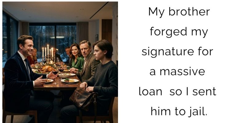 My brother forged my signature for a massive loan — so I sent him to jail.
