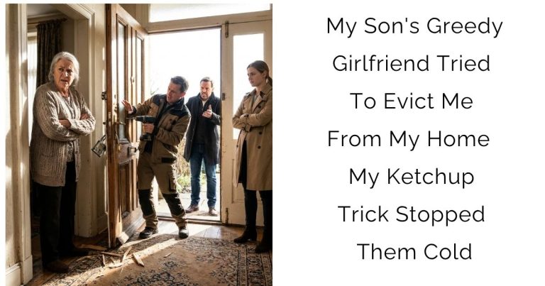 My Son’s Greedy Girlfriend Tried To Evict Me From My Home — My Ketchup Trick Stopped Them Cold