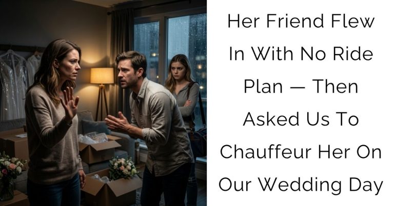 Her Friend Flew In With No Ride Plan — Then Asked Us To Chauffeur Her On Our Wedding Day
