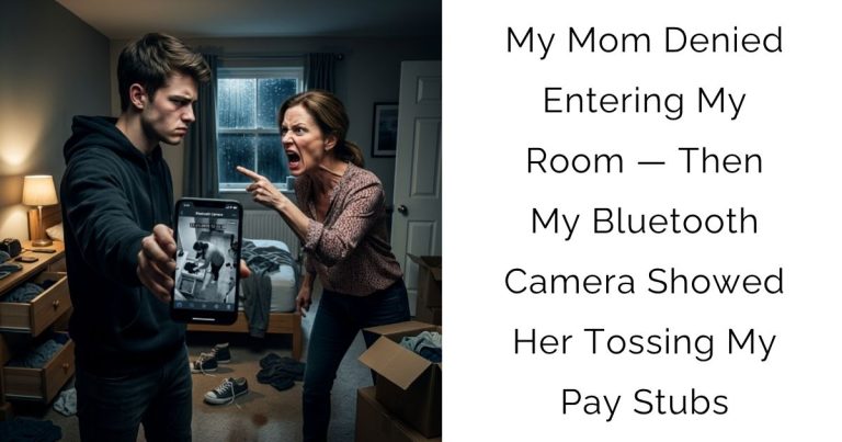 My Mom Denied Entering My Room — Then My Bluetooth Camera Showed Her Tossing My Pay Stubs