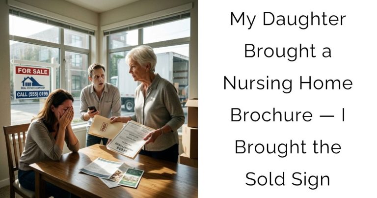 My Daughter Brought a Nursing Home Brochure — I Brought the Sold Sign