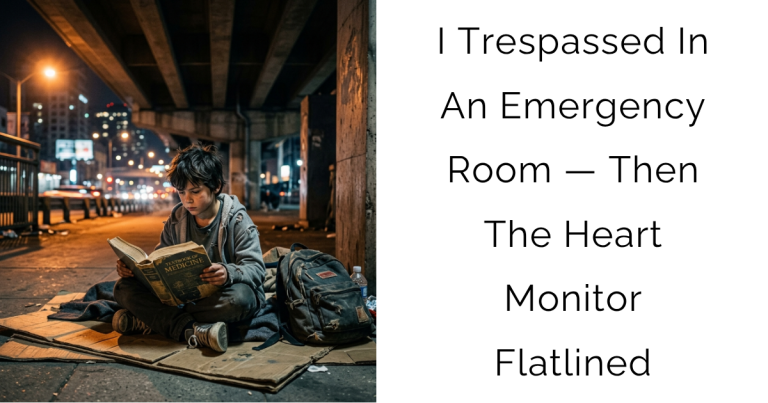I Trespassed In An Emergency Room — Then The Heart Monitor Flatlined