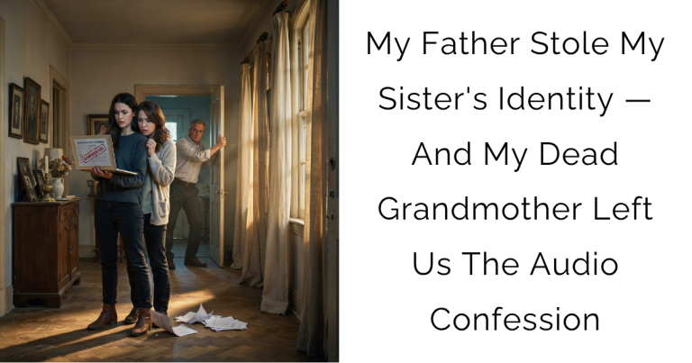 My Father Stole My Sister’s Identity — And My Dead Grandmother Left Us The Audio Confession