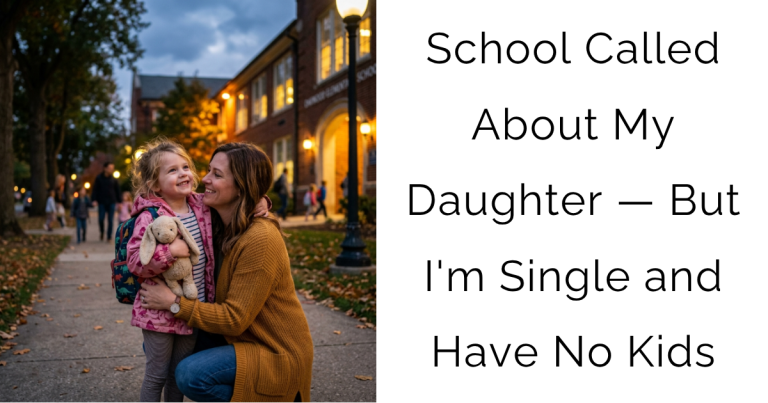 School Called About My Daughter — But I’m Single and Have No Kids