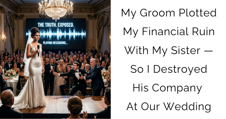My Groom Plotted My Financial Ruin With My Sister — So I Destroyed His Company At Our Wedding