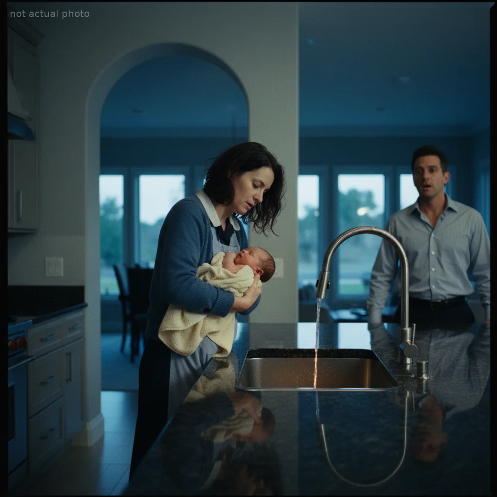 My Housekeeper Held My Crying Newborn Under The Kitchen Sink — And It Saved His Life