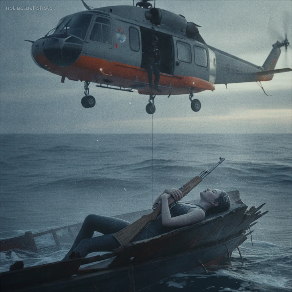 They Left Her to Die in the Freezing Atlantic — Three Days Later We Found Her Alive, Clutching a Rifle She Would Not Let Go Of