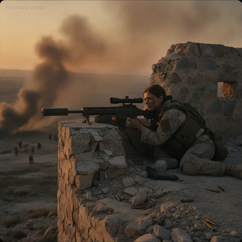 Any Snipers Here, I Screamed at My Dying Platoon — Then the Quiet Logistics Girl Opened a Case