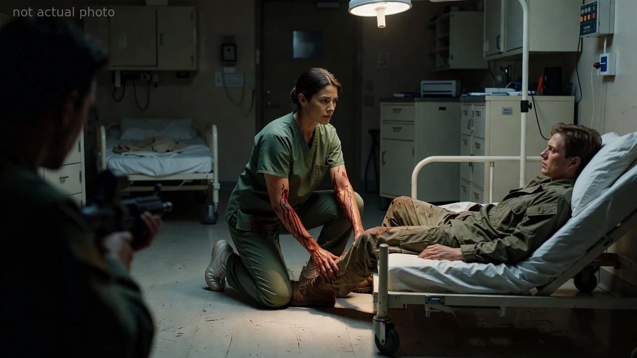 Everyone Thought Our Combat Nurse Was Just Calm — Until Armed Men Walked Into the Hospital at 3 A.M.