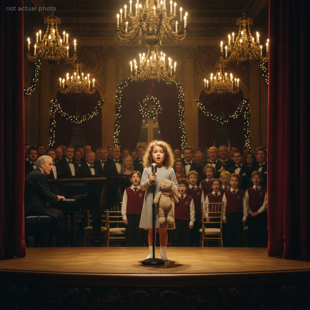 The Maid's Little Girl Wasn't Allowed in the Choir — Then She Walked Out From Behind the Curtain and Started to Sing