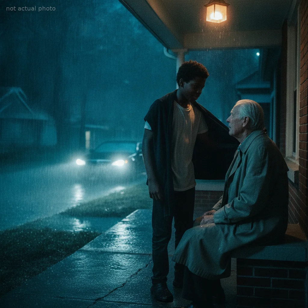 I Walked A Confused Old Man Home In A Storm — The Next Morning, Black SUVs Surrounded My Building