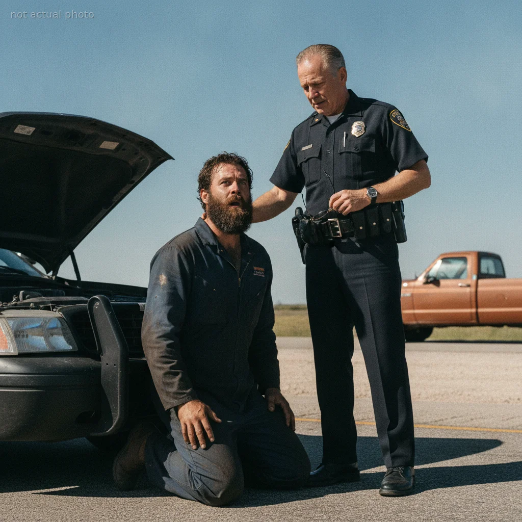 I Pulled Over To Help A Stranded Cop — Then I Recognized The Face Behind The Badge