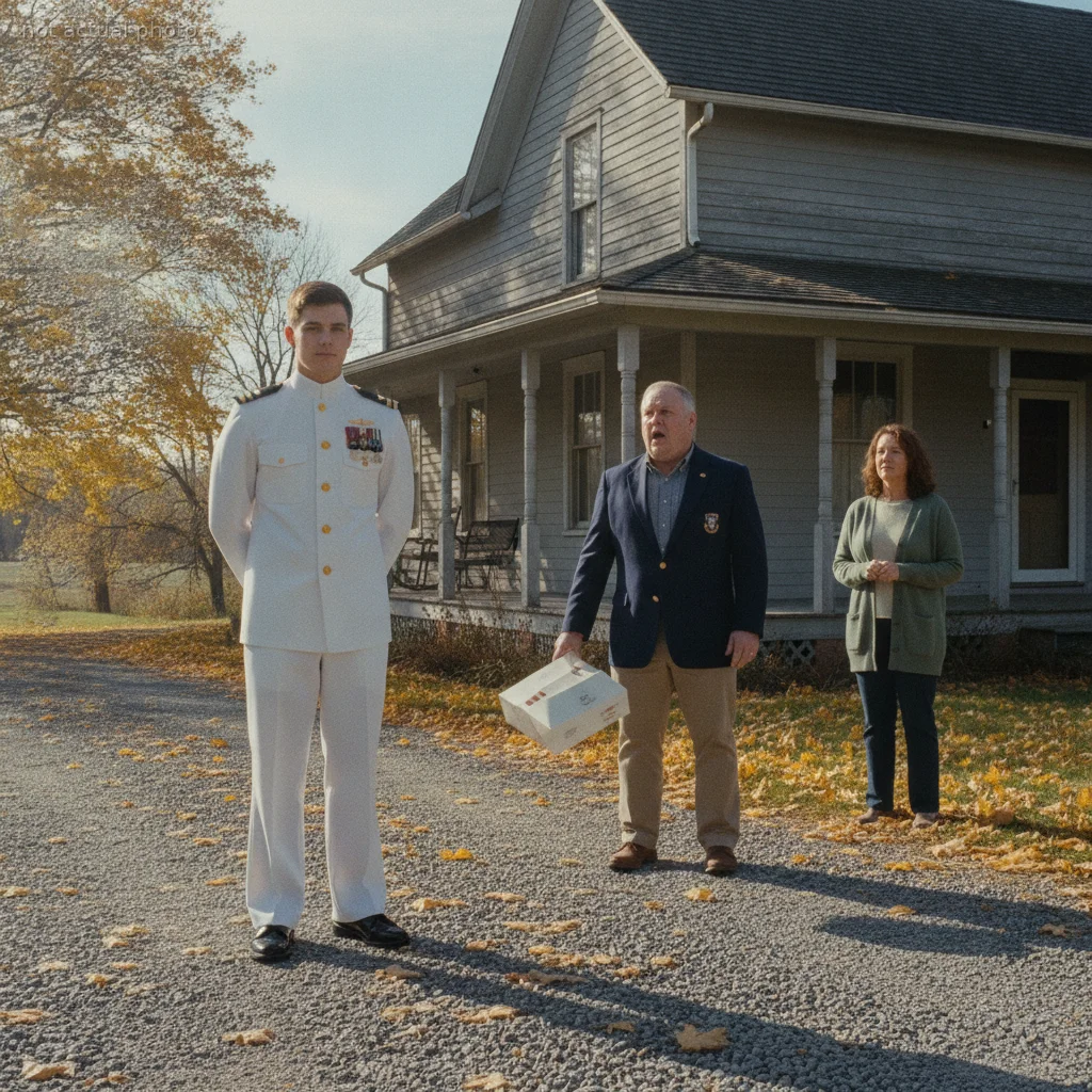 My Husband Threw Me Out at Eight Months Pregnant — Nineteen Years Later He Came to Claim Our Son and Froze When a Naval Officer Stepped Out of the Car