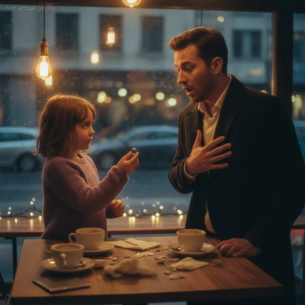 A Little Girl Handed Me a Ring in a Coffee Shop — She Didn't Know I Was a Billionaire