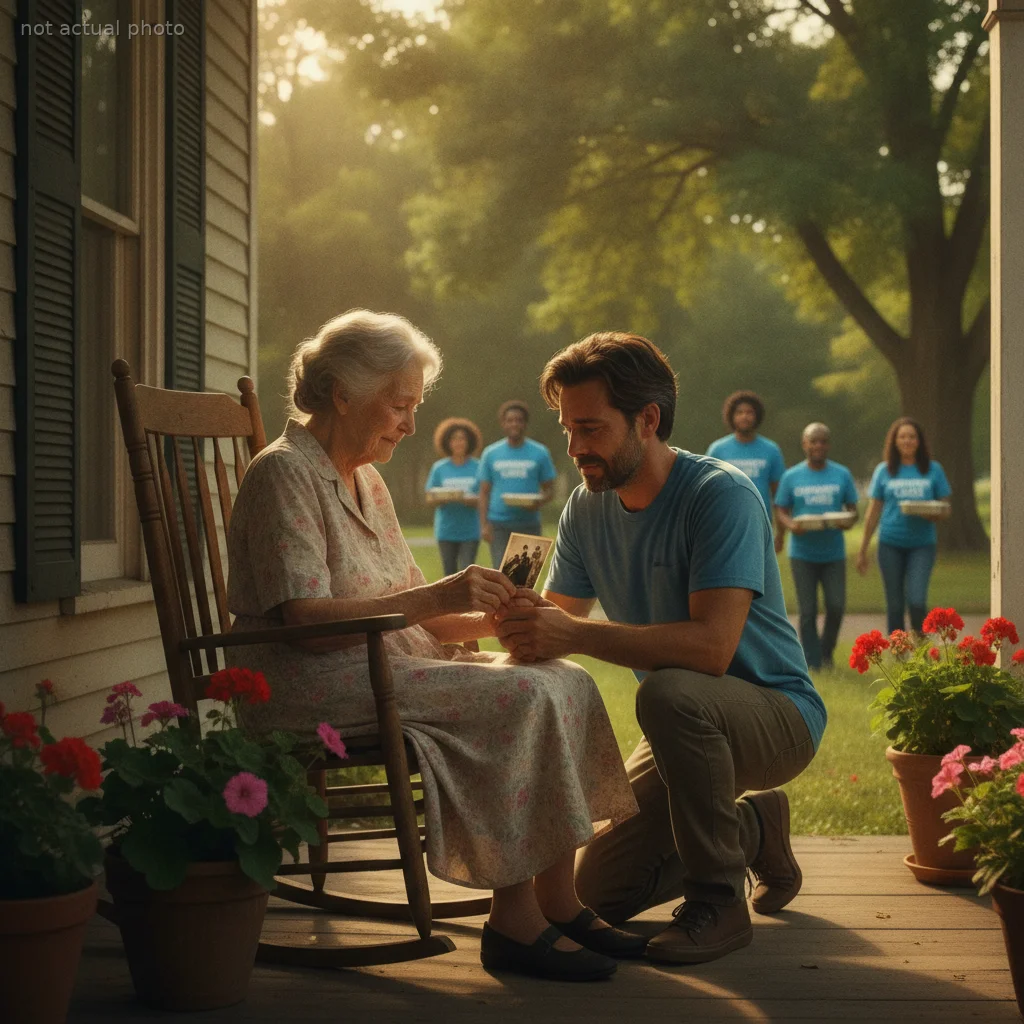 On Moving Day a Weeping Old Woman Across the Street Told Me 