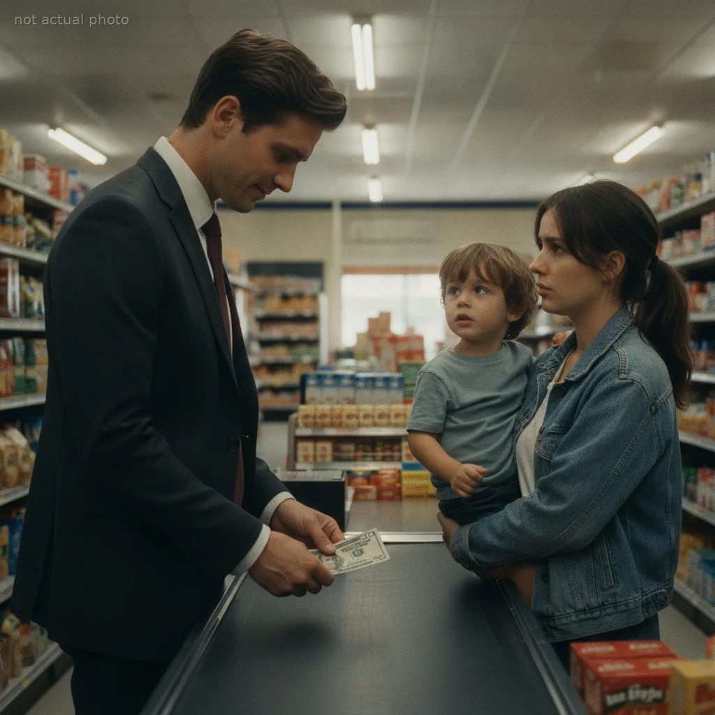 I Paid For A Struggling Mother’s Groceries — Her Promise Changed My Entire Life