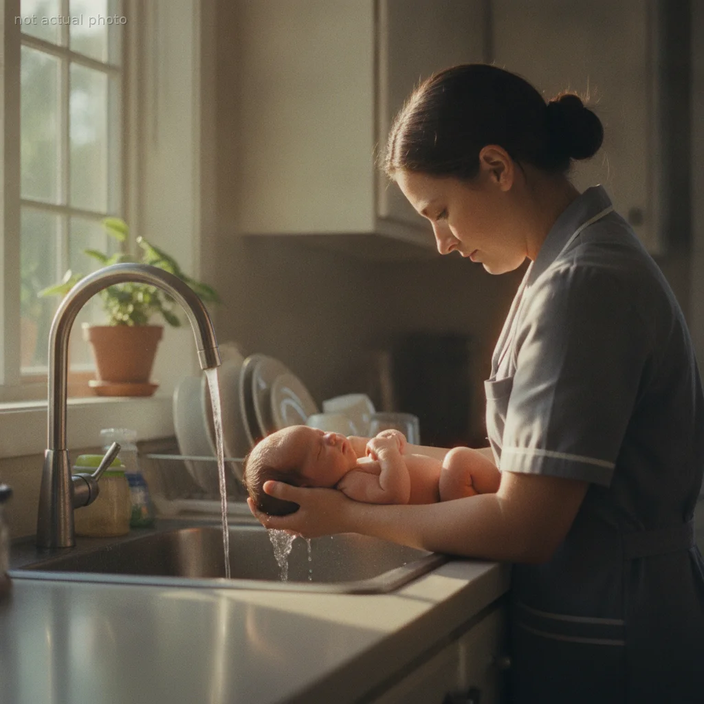 My Housekeeper Bathed My Newborn In The Kitchen Sink — It Changed My Life Forever