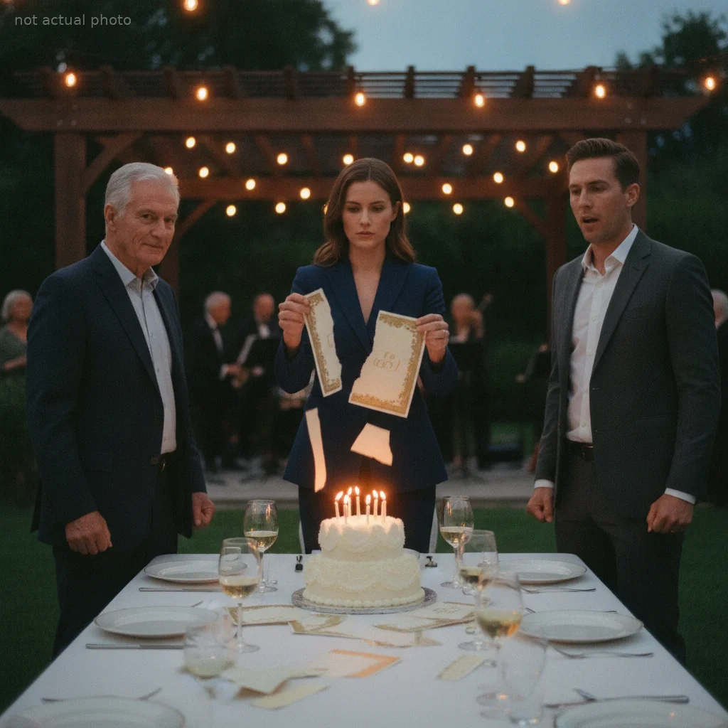 My Grandfather Said I Wasn't Family at His Birthday — So I Tore Up $3.2 Million in Front of Everyone