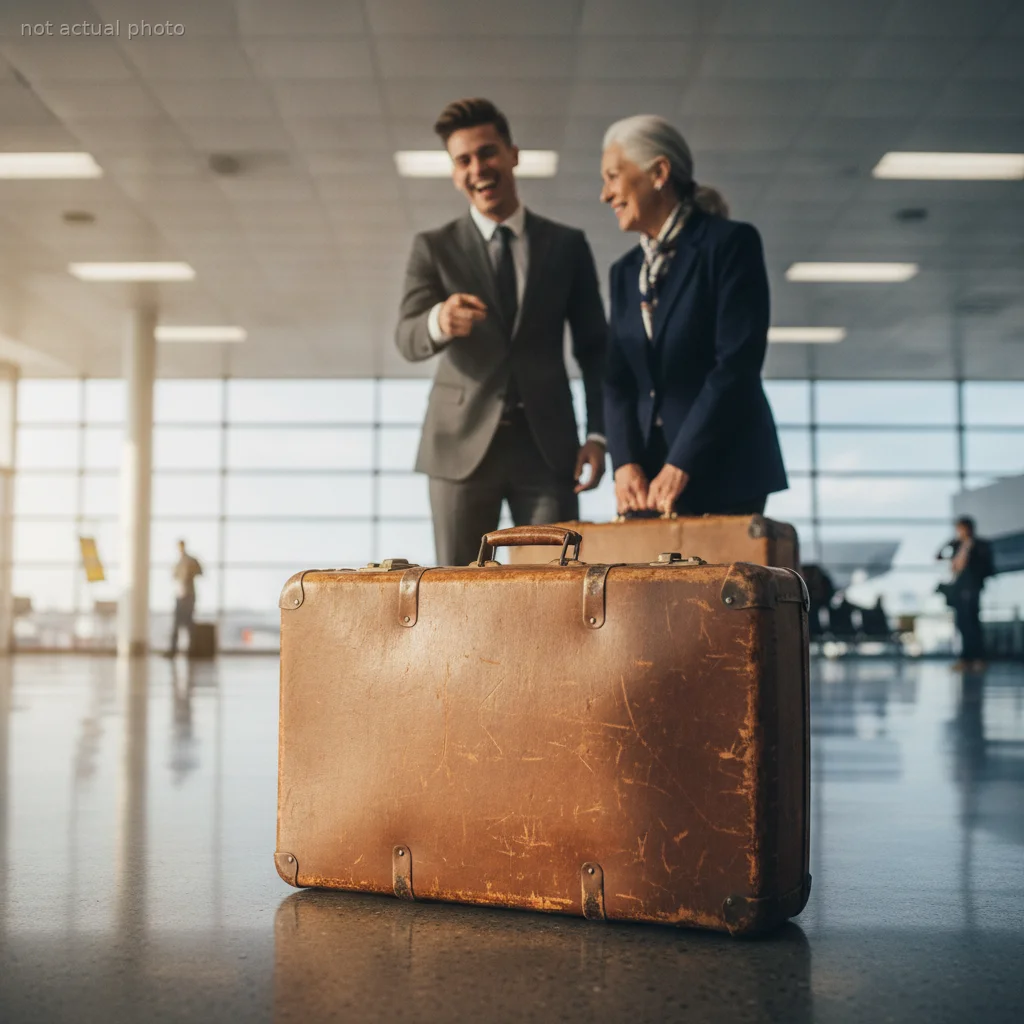 My Son Humiliated Me Over An Antique Suitcase — Then Airport Security Stepped In