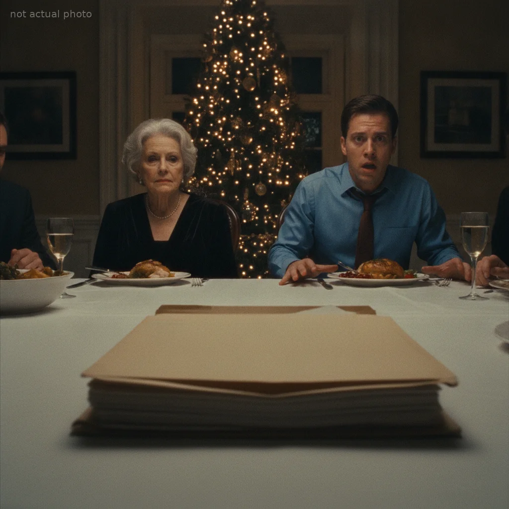 My Greedy Son Humiliated Me At Christmas Dinner — Then My Banker Stood Up