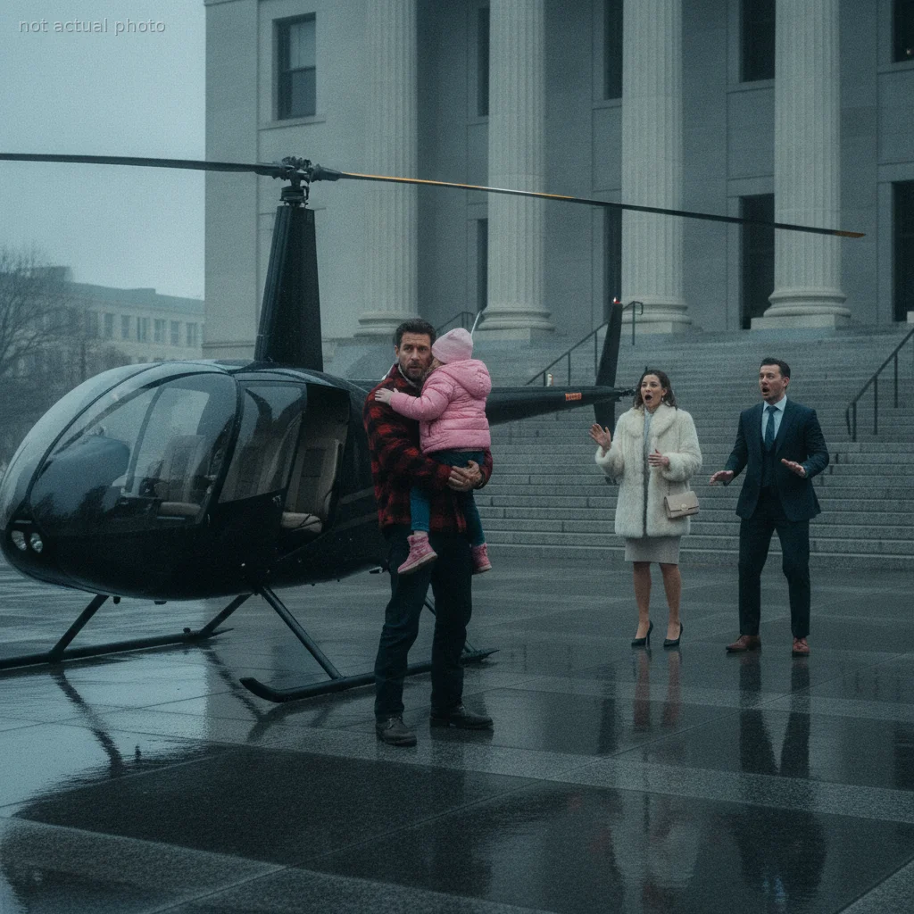 My Ex-Wife Took Everything I Owned In Court — Then A Corporate Helicopter Landed On The Courthouse Steps