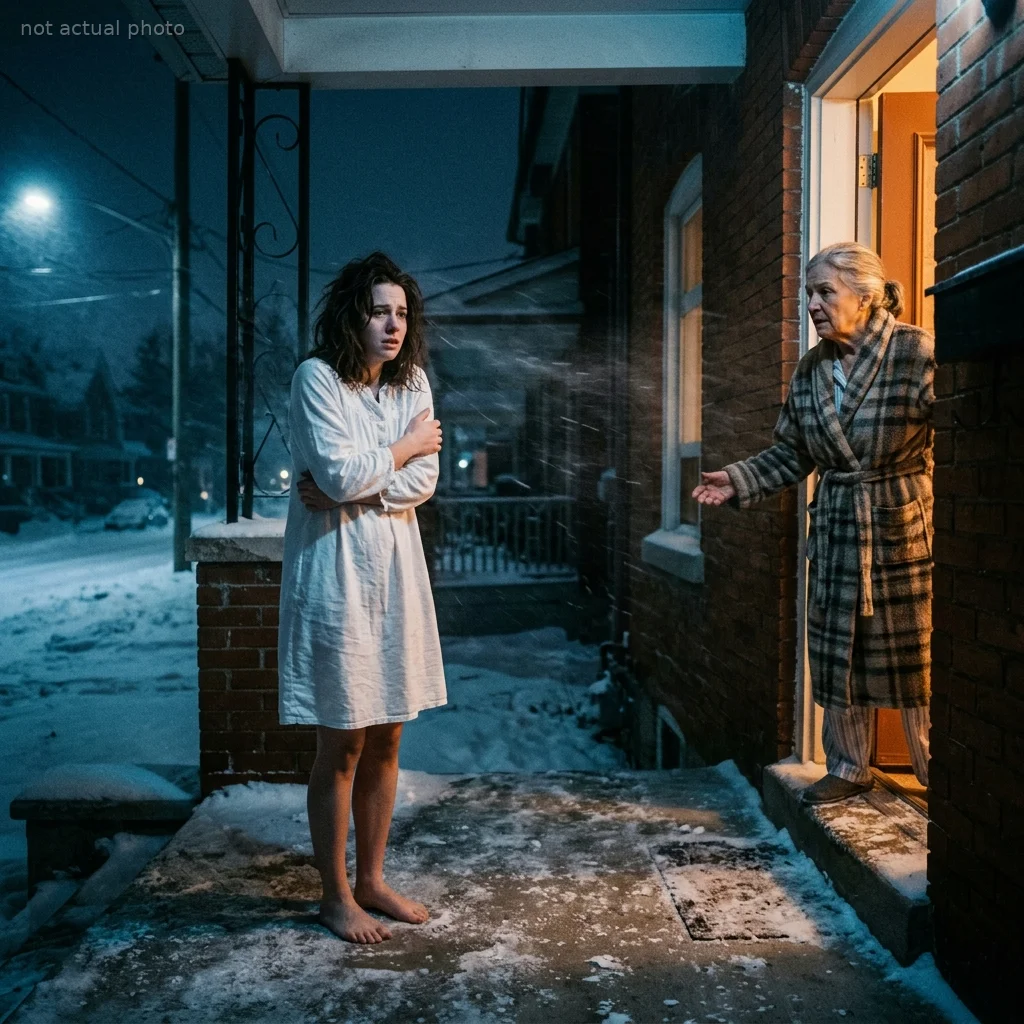 My Husband Locked Me Out in a Blizzard — He Didn't Know Our Neighbor Was His Boss's Mother