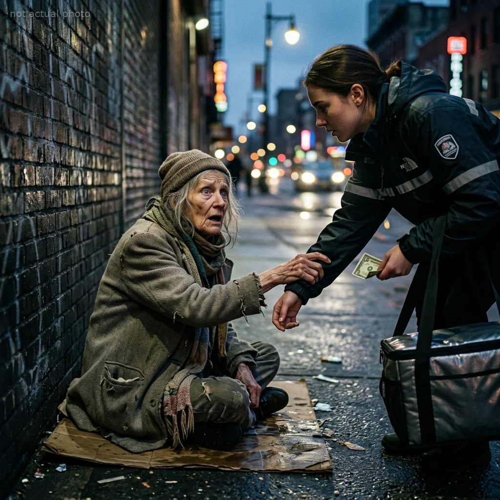 After Divorce I Fed a Hungry Old Woman—One Night She Gripped My Hand and Warned Me Not to Go Home