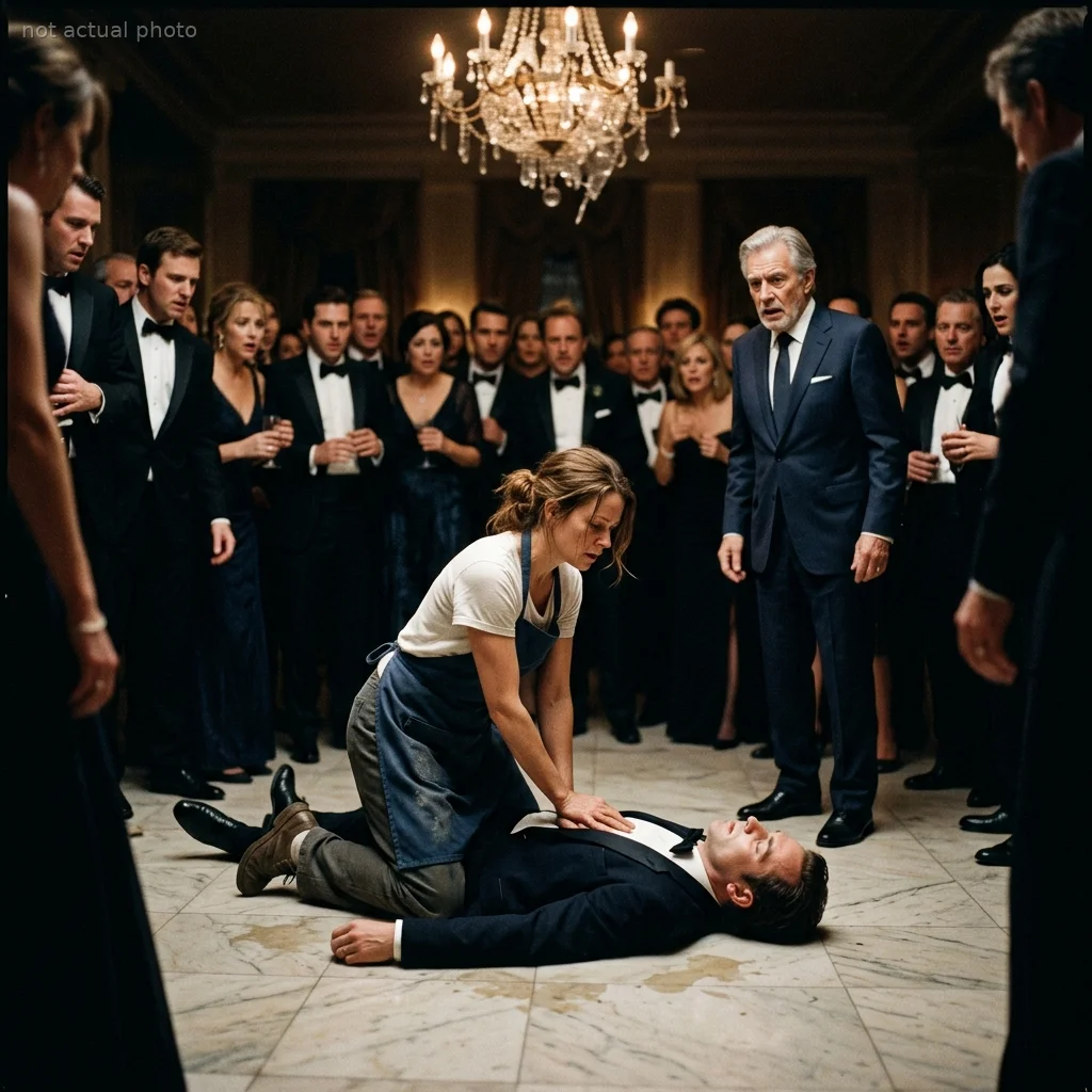 I Saved a Groom’s Life as a Dishwasher — Then His Father Recognized Who I Really Was.
