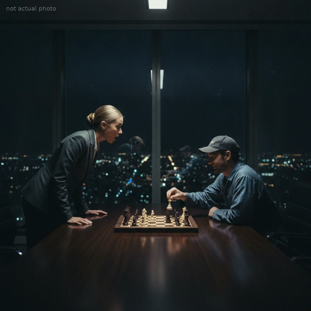 My Janitor Did The Unthinkable — A 3-Move Checkmate That Destroyed My Corporate Empire